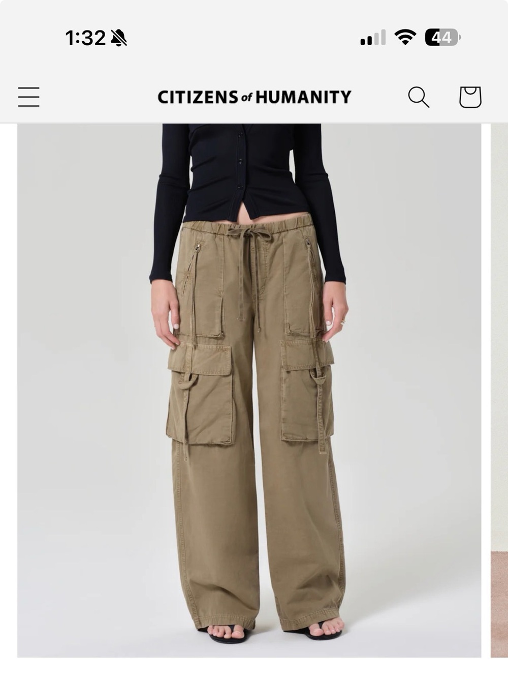 Citizens Of Humanity Andira Pull on Pants size small BNWT